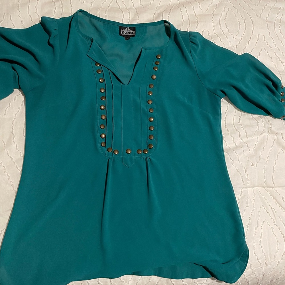 Angie size large turquoise only worn a couple of times